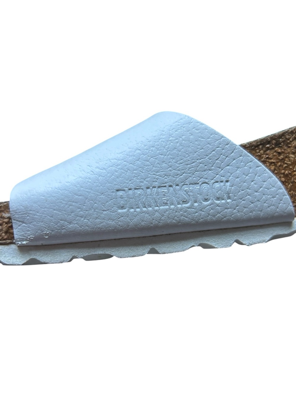 Birkenstock Madrid Rainbow Big Buckle White Leather Size EU 41 - Picture 12 of 15
